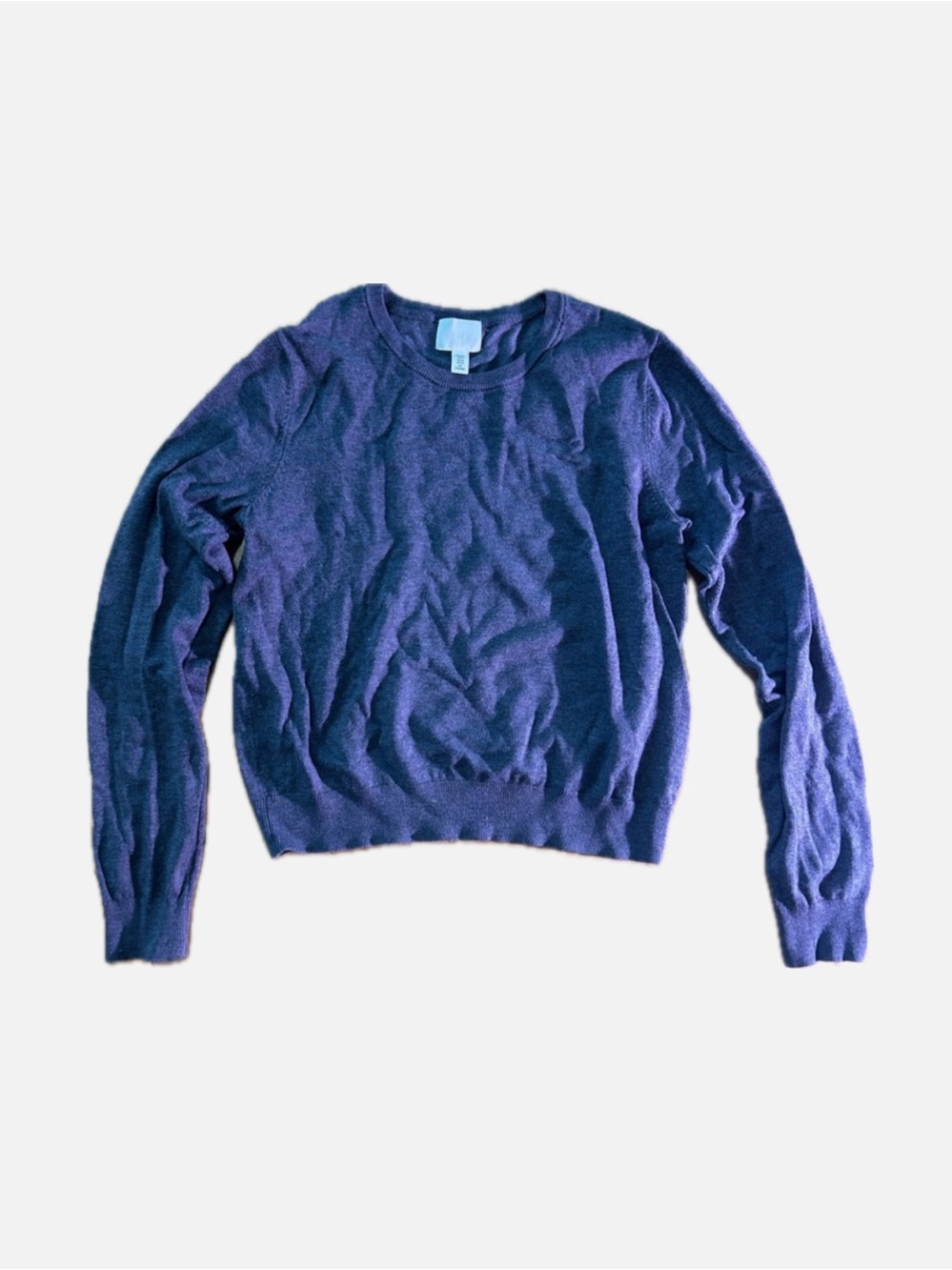 H&M Crewneck Sweater in Heather Plum